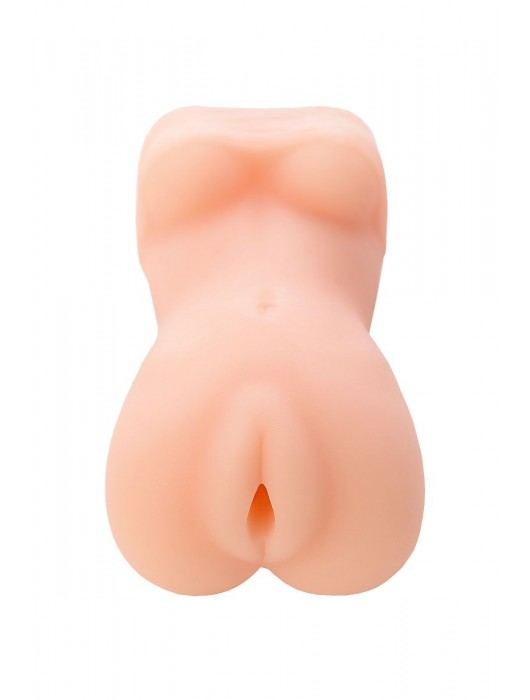 Телесный мастурбатор в виде женской фигурки - Toyfa Basic - в Новочеркасске купить с доставкой