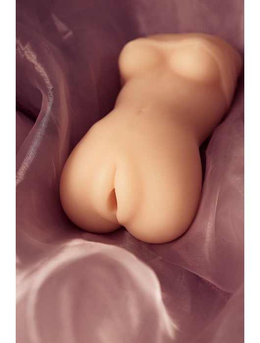 Телесный мастурбатор в виде женской фигурки - Toyfa Basic - в Новочеркасске купить с доставкой