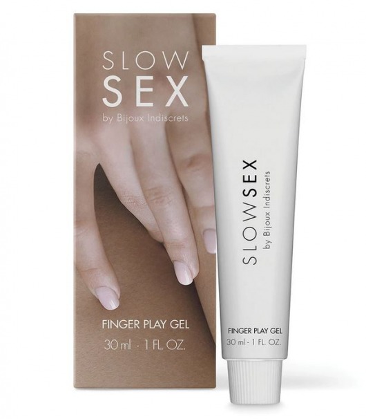 Гель для мастурбации с ароматом кокоса Slow Sex Finger Play Gel - 30 мл. - Bijoux Indiscrets - купить с доставкой в Новочеркасске