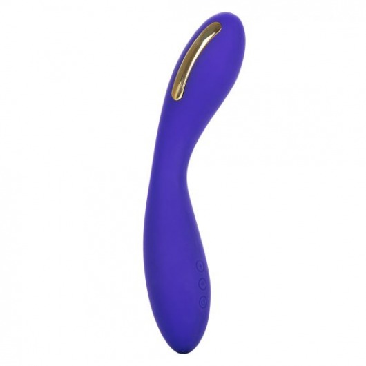 Фиолетовый вибратор с электростимуляцией Intimate E-Stimulator Wand - 21,5 см. - California Exotic Novelties - купить с доставкой в Новочеркасске