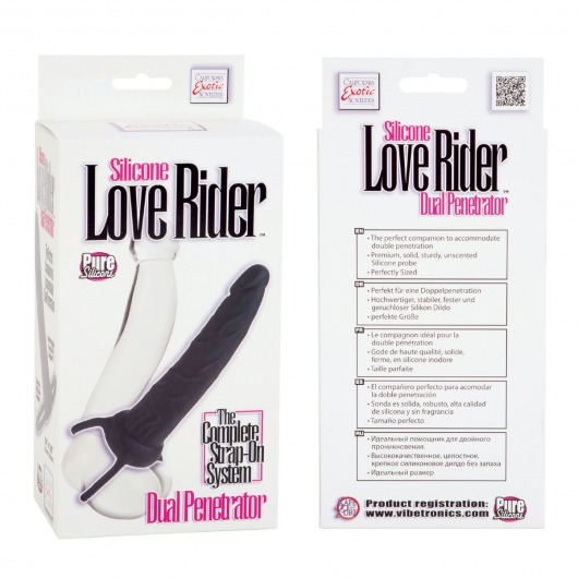 Насадка на пенис Silicone Love Rider Dual Penetrator для двойного проникновения - 14 см. - California Exotic Novelties - в Новочеркасске купить с доставкой