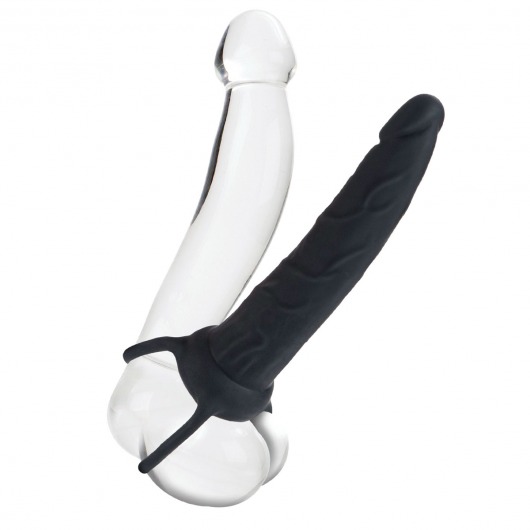 Насадка на пенис Silicone Love Rider Dual Penetrator для двойного проникновения - 14 см. - California Exotic Novelties - в Новочеркасске купить с доставкой