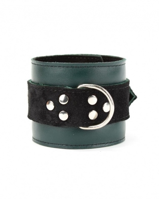 Изумрудные наручники Ladys Arsenal на карабинах - БДСМ Арсенал - купить с доставкой в Новочеркасске