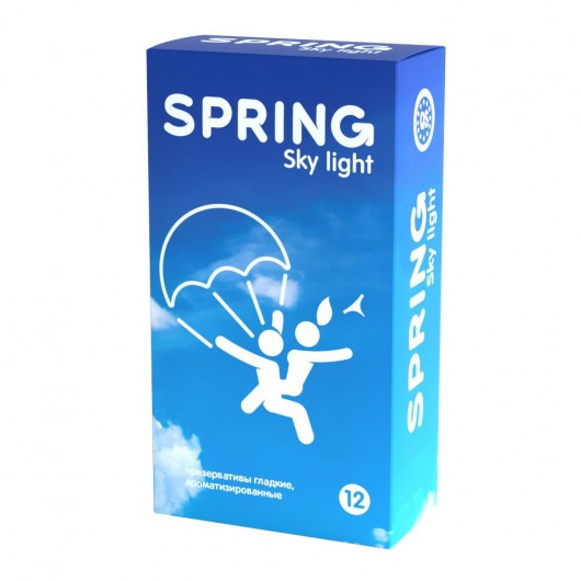 Ультратонкие презервативы SPRING SKY LIGHT - 12 шт. - SPRING - купить с доставкой в Новочеркасске