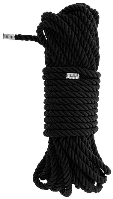 Черная веревка для бондажа BONDAGE ROPE - 10 м. - Dream Toys - купить с доставкой в Новочеркасске