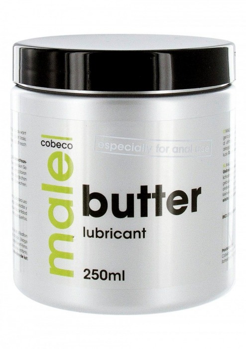 Анальный лубрикант MALE Cobeco Butter Lubricant - 250 мл. - Cobeco - купить с доставкой в Новочеркасске