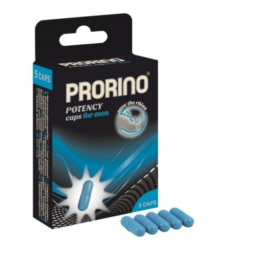 БАД для мужчин ero black line PRORINO Potency Caps for men - 5 капсул - Ero - купить с доставкой в Новочеркасске