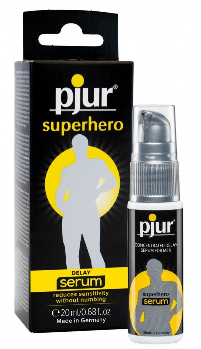 Сыворотка-пролонгатор pjur SUPERHERO Delay Serum - 20 мл. - Pjur - купить с доставкой в Новочеркасске