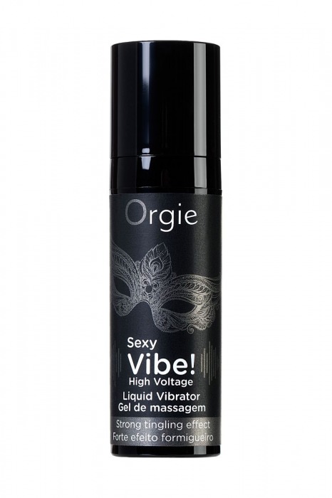 Гель для массажа ORGIE Sexy Vibe High Voltage с эффектом вибрации - 15 мл. - ORGIE - купить с доставкой в Новочеркасске