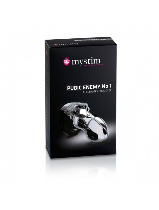 Пояс верности с электростимуляцией Pubic Enemy №1 - MyStim - купить с доставкой в Новочеркасске