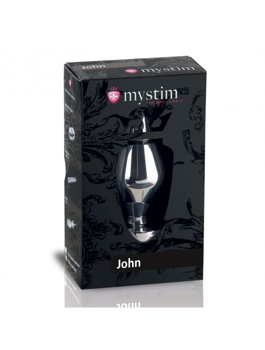 Анальная втулка для электростимуляции John - 10,5 см. - MyStim - купить с доставкой в Новочеркасске