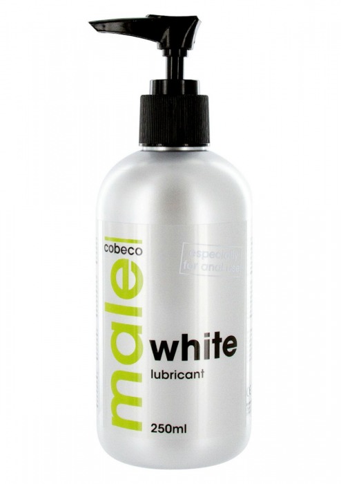 Анальная смазка на водной основе MALE Cobeco White Lubricant - 250 мл. - Cobeco - купить с доставкой в Новочеркасске