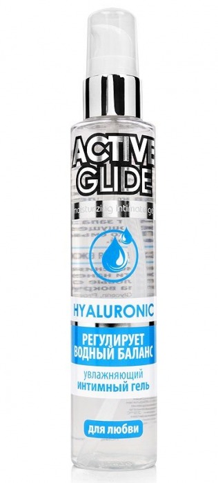 Увлажняющий интимный гель Active Glide Hyaluronic - 100 гр. - Биоритм - купить с доставкой в Новочеркасске