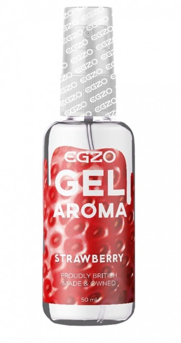 Интимный лубрикант EGZO AROMA с ароматом клубники - 50 мл. - EGZO - купить с доставкой в Новочеркасске