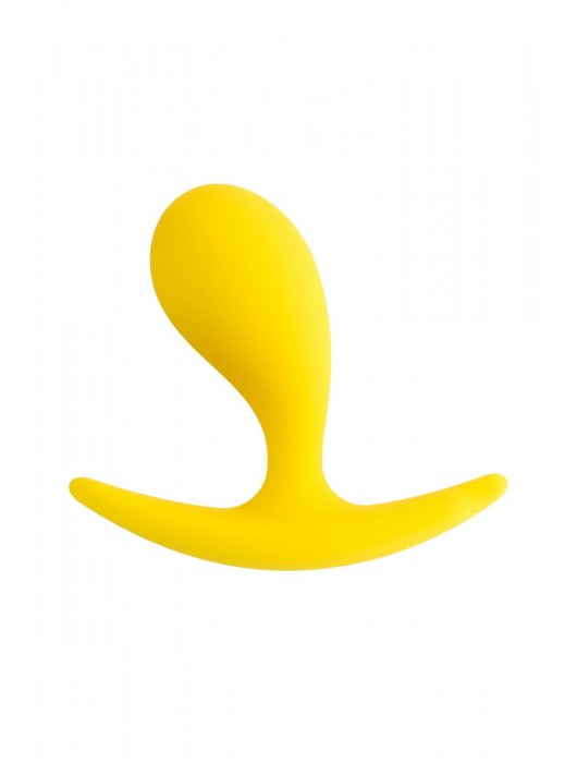 Желтая анальная втулка Blob - 5,5 см. - ToyFa