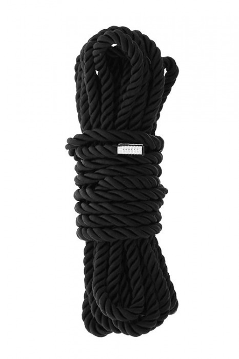 Черная веревка для шибари DELUXE BONDAGE ROPE - 5 м. - Dream Toys - купить с доставкой в Новочеркасске