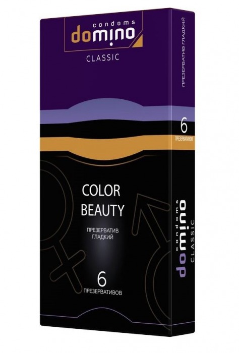 Разноцветные презервативы DOMINO Colour Beauty - 6 шт. - Domino - купить с доставкой в Новочеркасске