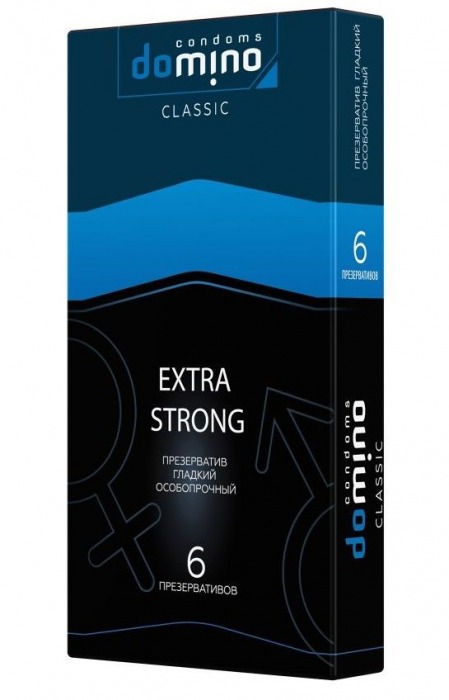 Суперпрочные презервативы DOMINO Extra Strong - 6 шт. - Domino - купить с доставкой в Новочеркасске