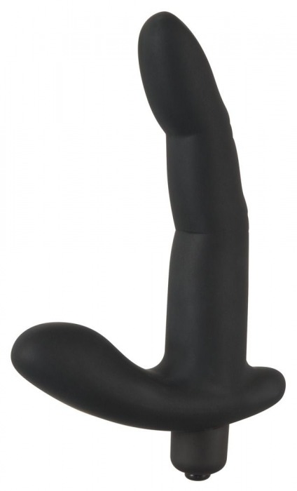 Черный вибромассажер простаты Naughty Finger Prostate Vibe - 13,8 см. - Orion - в Новочеркасске купить с доставкой