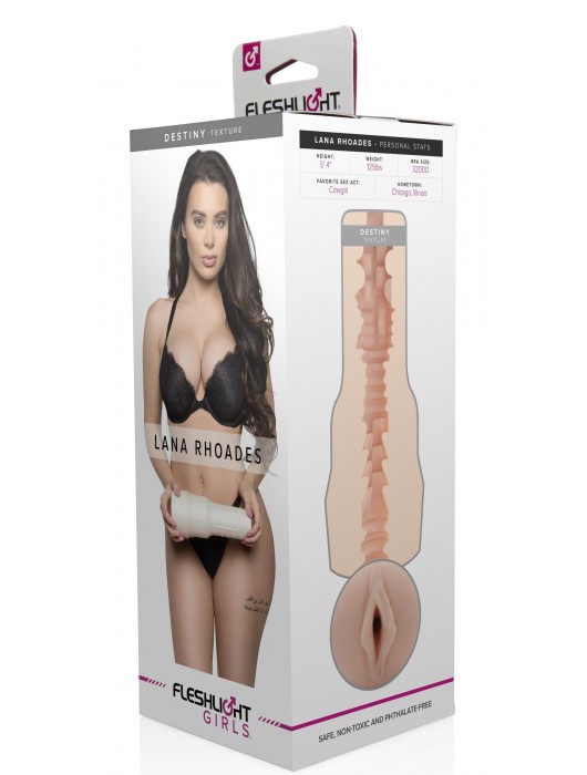 Мастурбатор-вагина Fleshlight Girls - Lana Rhoades Destiny - Fleshlight - в Новочеркасске купить с доставкой