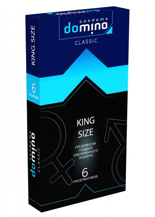 Презервативы увеличенного размера DOMINO Classic King size - 6 шт. - Domino - купить с доставкой в Новочеркасске