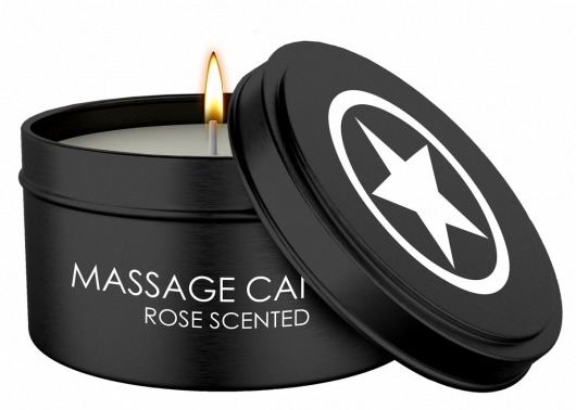 Массажная свеча с ароматом розы Massage Candle - Shots Media BV - купить с доставкой в Новочеркасске