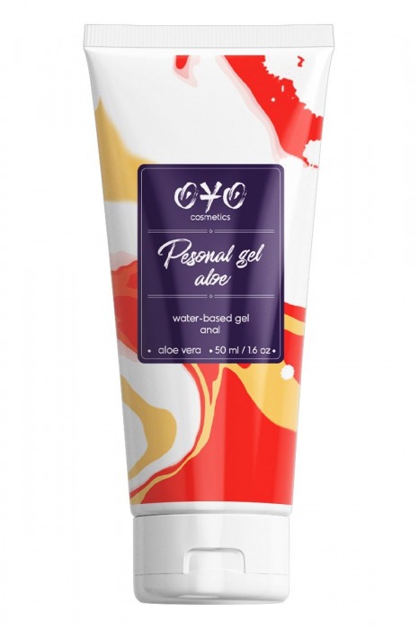 Анальная смазка на водной основе OYO Personal Gel Aloe - 50 мл. - OYO - купить с доставкой в Новочеркасске