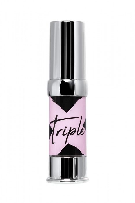 Возбуждающий гель с эффектом вибрации и охлаждения Triple X 3 in 1 Unisex Pleasure Enhancer Gel - 15 мл. - Secret Play - купить с доставкой в Новочеркасске