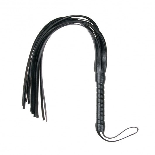 Черный флоггер Flogger Whip - 46 см. - Easy toys - купить с доставкой в Новочеркасске