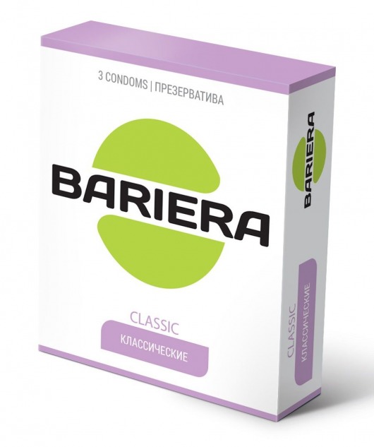 Классические презервативы Bariera Classic - 3 шт. - Bariera - купить с доставкой в Новочеркасске