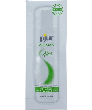 Лубрикант на водной основе pjur WOMAN Aloe - 2 мл. - Pjur - купить с доставкой в Новочеркасске