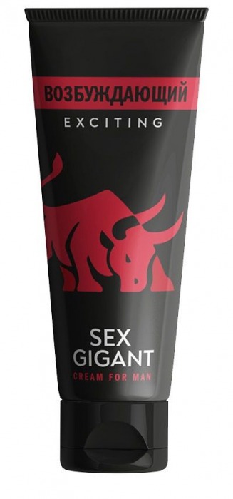 Возбуждающий крем для мужчин Sex Gigant - 80 мл. - Миагра - купить с доставкой в Новочеркасске