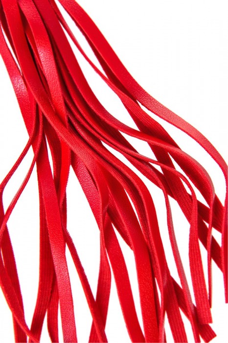 Красно-черный флоггер Anonymo - 28 см. - ToyFa - купить с доставкой в Новочеркасске