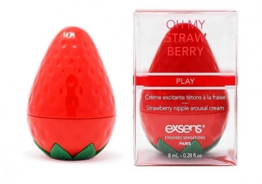 Крем для стимуляции сосков Oh My Strawberry - 8 мл. - Exsens - купить с доставкой в Новочеркасске