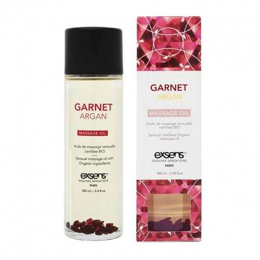 Органическое массажное масло GARNET ARGAN - 100 мл. - Exsens - купить с доставкой в Новочеркасске