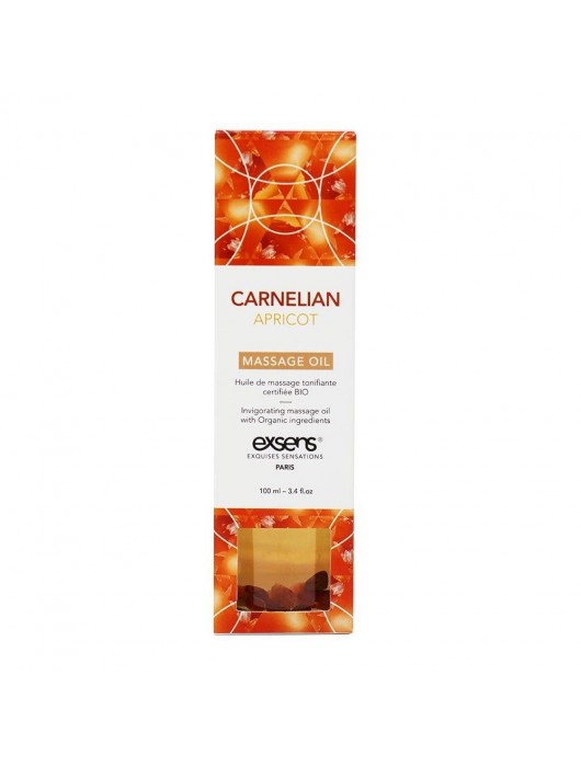 Органическое массажное масло CARNELIAN APRICOT - 100 мл. - Exsens - купить с доставкой в Новочеркасске