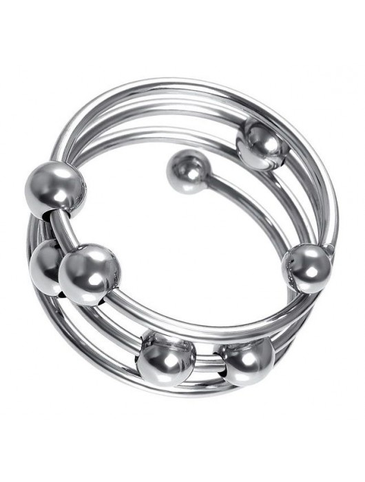 Большое металлическое кольцо под головку пениса - ToyFa - купить с доставкой в Новочеркасске