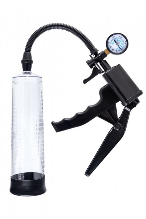 Прозрачная механическая помпа для пениса Viggo - Sexus - в Новочеркасске купить с доставкой