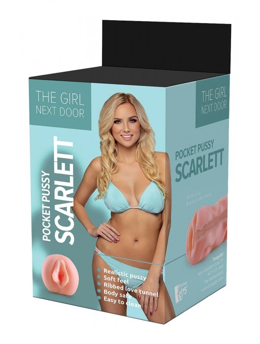 Телесный мастурбатор-вагина Scarlett - Dream Toys - в Новочеркасске купить с доставкой