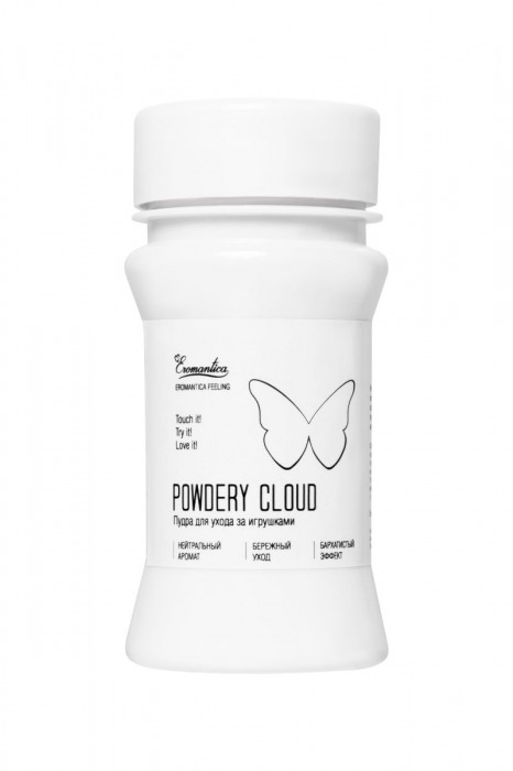 Пудра для ухода за игрушками Powdery Cloud с нейтральным ароматом - 40 гр. - Eromantica - купить с доставкой в Новочеркасске