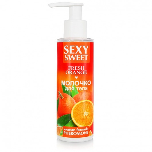 Молочко для тела с феромонами и ароматом апельсина Sexy Sweet Fresh Orange - 150 гр. -  - Магазин феромонов в Новочеркасске