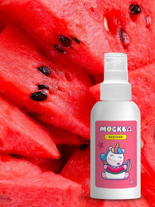 Универсальная смазка с ароматом арбуза  Москва Вкусная  - 100 мл. - Москва - купить с доставкой в Новочеркасске