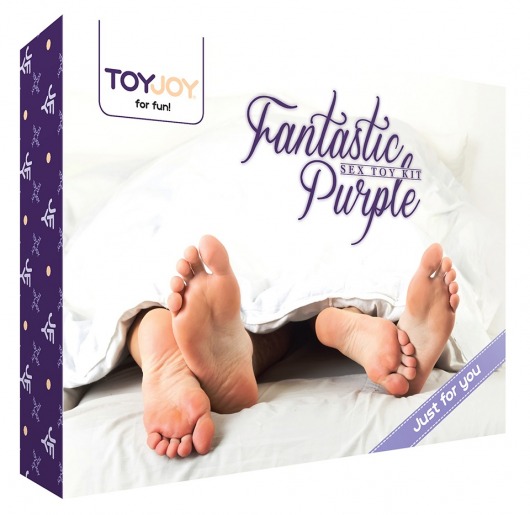 Эротический набор FANTASTIC PURPLE SEX TOY KIT - Toy Joy - купить с доставкой в Новочеркасске