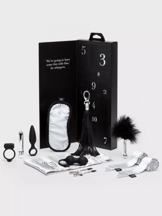 Эротический набор Pleasure Overload 10 Days of Play Gift Set - Fifty Shades of Grey - купить с доставкой в Новочеркасске