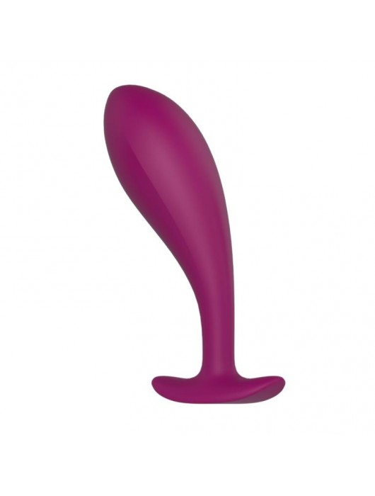 Сливовая анальная пробка AN Root для ношения - 10 см. - Anasteisha