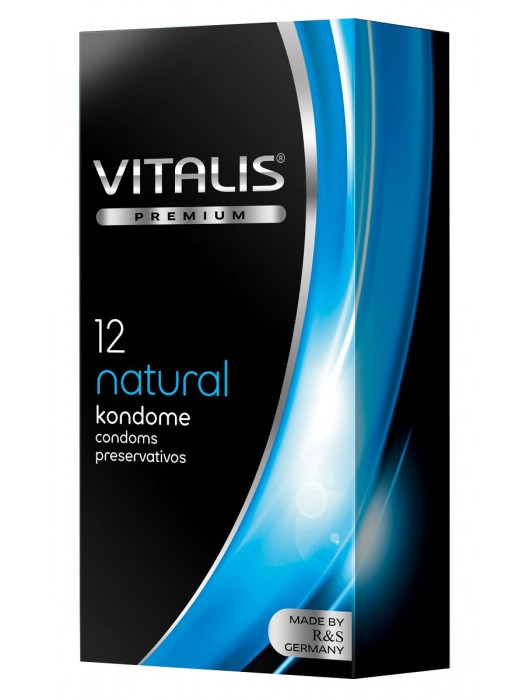 Классические презервативы VITALIS PREMIUM natural - 12 шт. - Vitalis - купить с доставкой в Новочеркасске