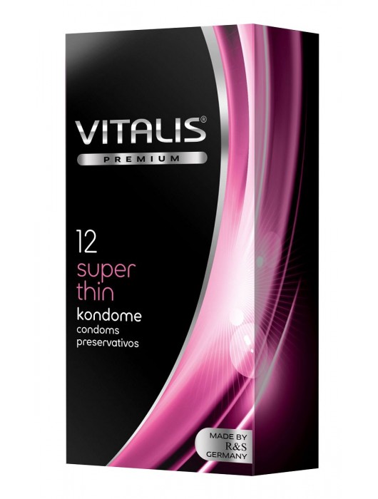 Ультратонкие презервативы VITALIS PREMIUM super thin - 12 шт. - Vitalis - купить с доставкой в Новочеркасске