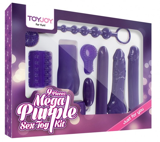 Эротический набор Toy Joy Mega Purple - Toy Joy - купить с доставкой в Новочеркасске