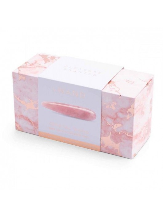 Массажер Le Wand Crystal Wand из розового кварца - Le Wand