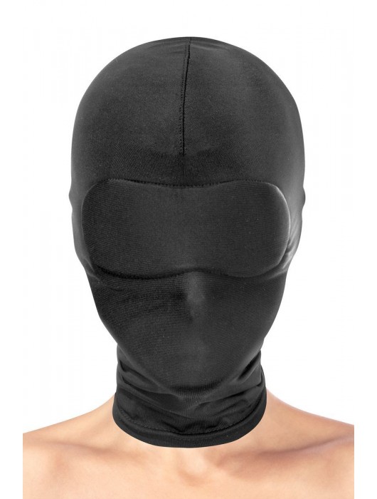 Сплошная маска-шлем с имитацией повязки для глаз - Fetish Tentation - купить с доставкой в Новочеркасске